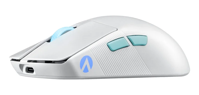 Геймърска мишка ASUS ROG Harpe Ace Aim Lab Edition 36 000 dpi, 5 бутона, бяла