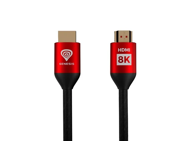 HDMI кабел Genesis Ultra High-Speed 3m 8K V2.1 (черен/червен)