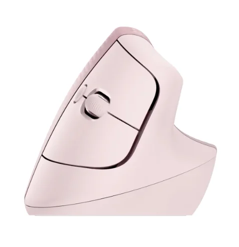 Мишка Logitech Lift вертикална ергономична розова
