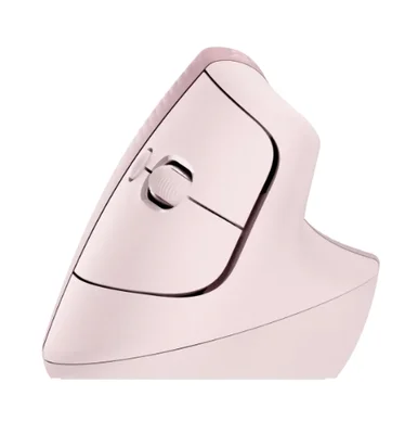 Мишка Logitech Lift вертикална ергономична розова