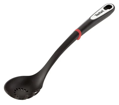 Лъжица за паста Tefal Ingenio K2060214, найлон/фибростъкло, до 220°C, черна