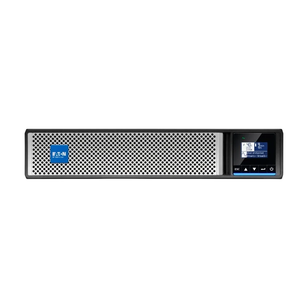 UPS Eaton – 5P 1550i RT2U Li-Ion G2, 1550 VA, Line-Interactive, 8 изхода, литиево-йонна батерия