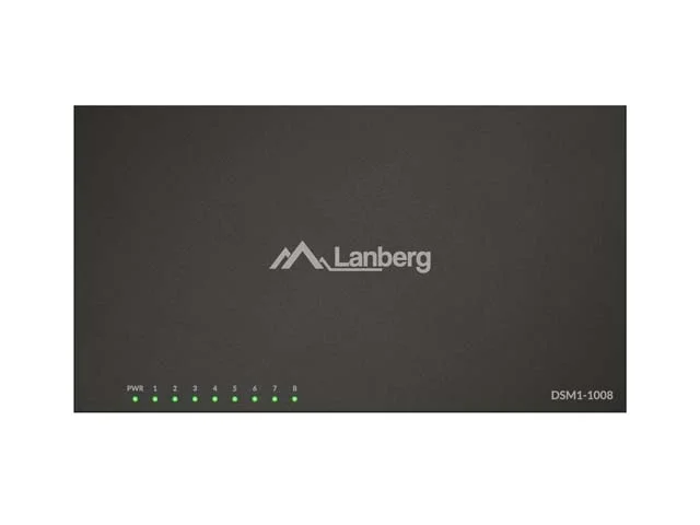 Суич Lanberg DSM1-1008 8 порта 1000Base-T метален корпус
