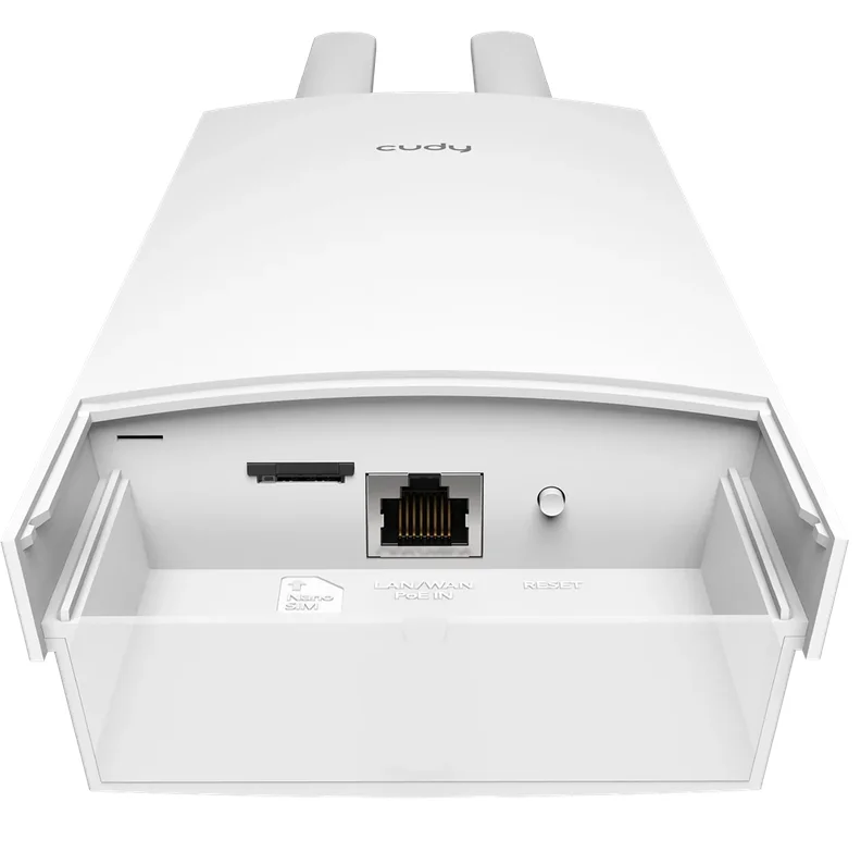 Cudy LT400 Outdoor 4G LTE Cat 4 N300 Wi-Fi Router, 300Mbps Wi-Fi, build-in 4G LTE modem, lightning protection, IP65 Waterproof, 10/100M RJ45