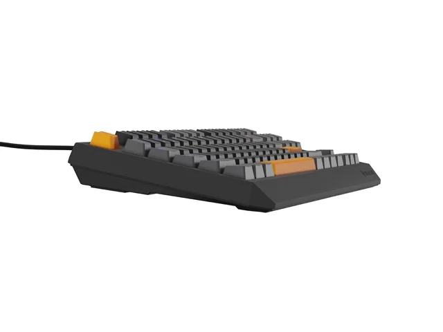 Genesis Gaming Keyboard Thor 230 TKL Anchor Gray Positive US RGB Mechanical Outemu Red