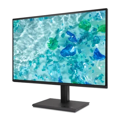 Acer Vero B247YGbmiprx, 23.8" FHD (1920x1080), IPS, 120Hz, 100M:1, 250nits, 4ms (GTG), 99% sRGB, HDMI, VGA, DP, Audio In/Out, Flicker-Less, BlueLightShield, ZeroFrame, Speakers 2x2W, ERGOstand, TUV, Energy Class C, VESA, Black, 3Y