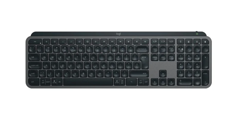 Клавиатура Logitech MX Keys S, Bluetooth, осветени клавиши, Graphite, US International