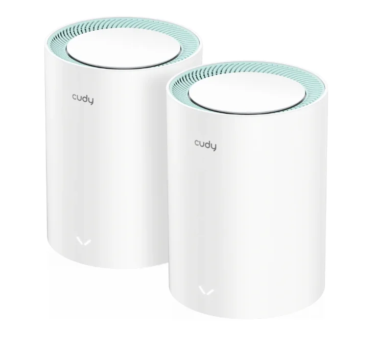 Cudy M1300 (2-Pack) AC1200 Wi-Fi Gigabit Mesh Solution 867Mbps at 5GHz + 300Mbps at 2.4GHz