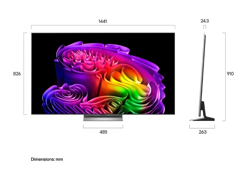 LG OLED65G61LW, 65" UHD OLED evo, 4K (3840 x 2160), DVB-C/T2/S2, Full Cinema Screnn, Alpha 11 AI 4K, 120Hz Native (VRR 165Hz), ThinQ AI, HDR10, VRR, NVIDIA G-SYNC, AMD FreeSync, Dolby Vision, Dolby Atmos, Wi-Fi 6, Bluetooth, HDMI, USB, Airplay 2, IC slot