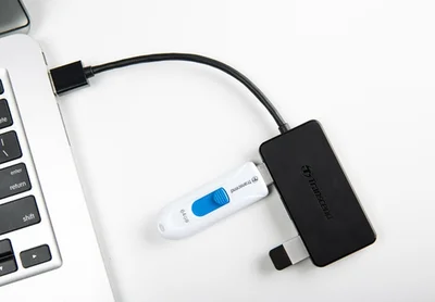 USB хъб Transcend – 4 порта, USB 3.1 Gen 1