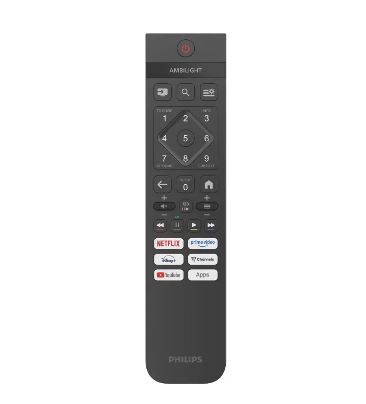 Philips 40PQS6901/12, 40'' QLED, FHD (1920x1080), 3 sided Ambilight, Pixel Plus HD, WCG 90% DCI, HDR10, HLG, Titan 3.0 OS , 3*HDMI, 2*USB, WiFi 4, 12W RMS, Black