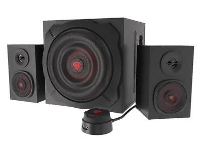 Genesis Speakers Helium 610BT 60W Rms 2.1 Black Wired Remote Control