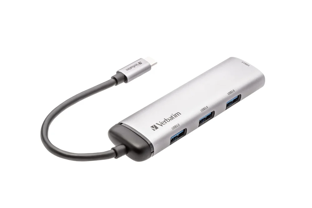 Verbatim USB-C Multiport Hub 4-Port USB 3.2 Gen 1 Type A