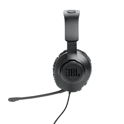 JBL QUANTUM 100X Console Wired over-ear gaming headset with a detachable mic