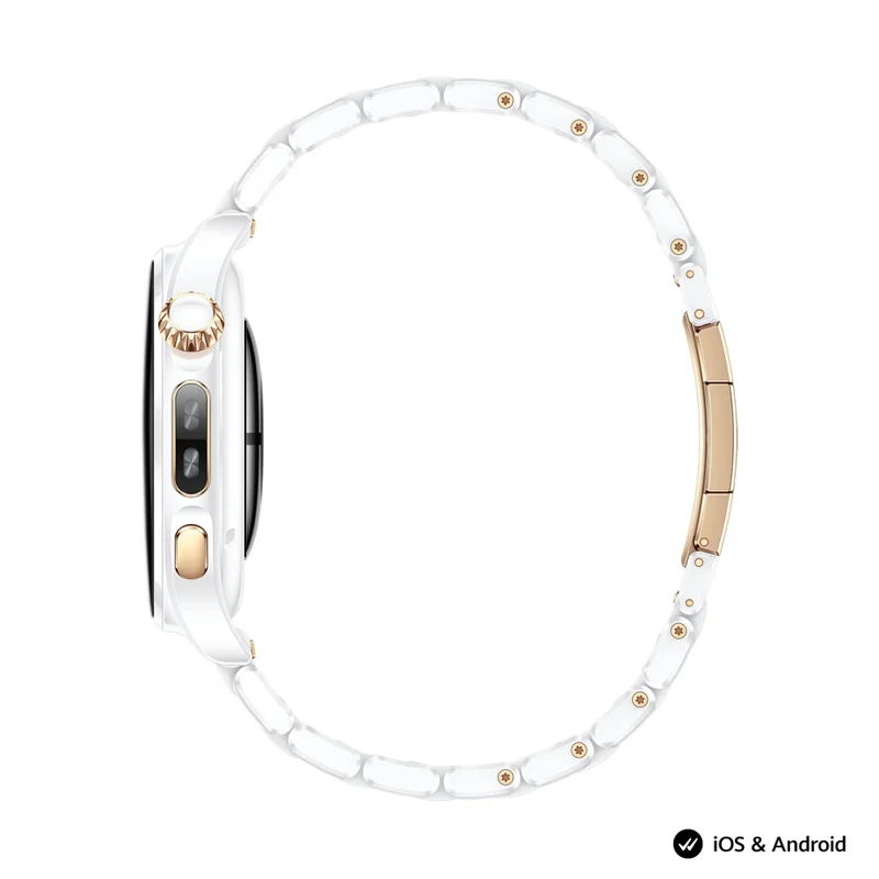 Смарт часовник HUAWEI – Watch 6 Pro Leib-L29C Ceramic Edition, 1.38" LTPO OLED, 2GB RAM, 64GB, 4G LTE, IP68/IP69/5ATM, NFC, бял