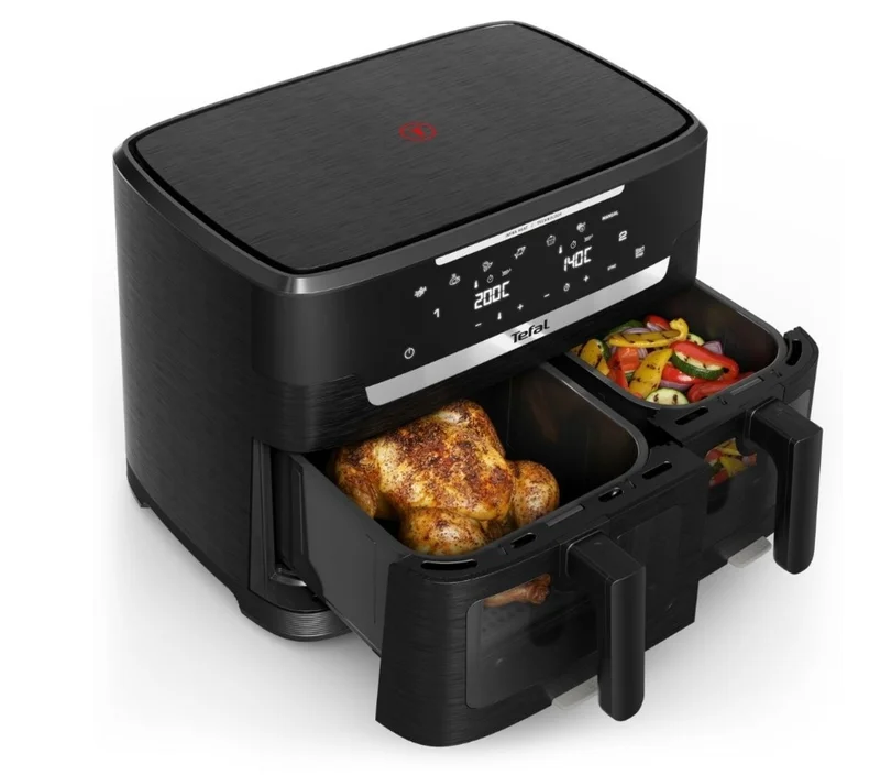 Фритюрник с горещ въздух Tefal – EY9478E0, 11.0 l, 2700W, зелен