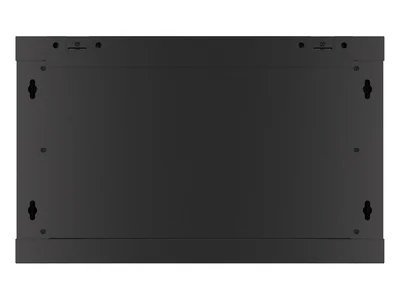 Lanberg rack cabinet 19" wall-mount 6U/600x450 for self-assembly with metal door black (flat pack)