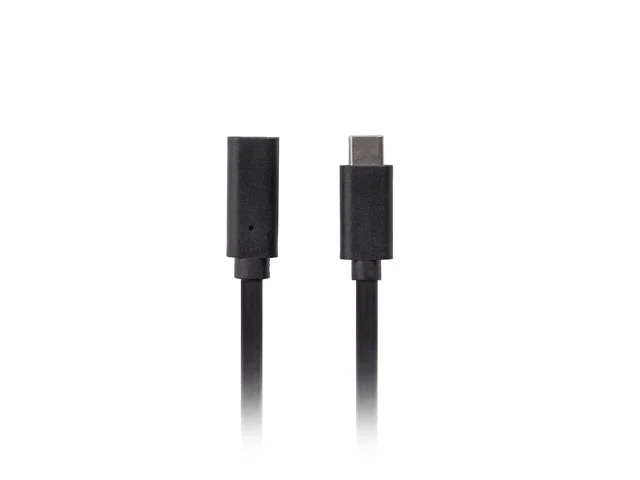 USB-C кабел Lanberg 3.1 M/F 0.5m Черен