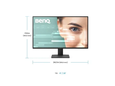 BenQ GW2791, 27" 1080p FHD 100Hz Eye-Care Monitor, 27W WORK &  ENTERTAINMENT DISPLAY GW2791 BLACK