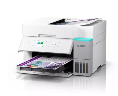 Мастилоструйно мултифункционално устройство Epson EcoTank L6376 бял