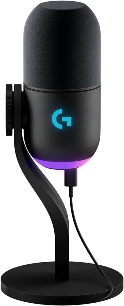 LOGITECH G Yeti GX RGB Gaming Microphone - LIGHTSYNC - BLACK - USB