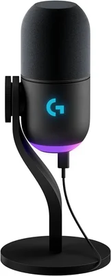 LOGITECH G Yeti GX RGB Gaming Microphone - LIGHTSYNC - BLACK - USB