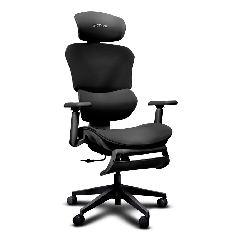 TRUST GXT725 Rivara Ergonomic Mesh Gaming Chair Black