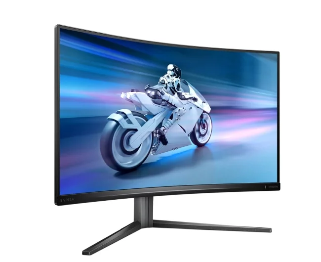 Philips Evnia 32M2C5500W, 31.5" Curved 1000R, Fast VA, WLED, 2560x1440@240Hz, 1ms GtG, 0.5ms MPRT, 500cd m/2, 4000:1, Mega Infinity DCR, Adaptive Sync, FlickerFree, Low Blue Mode, Tilt, Height Adjust, Swivel, 2xHDMI, 2xDP, USB hub