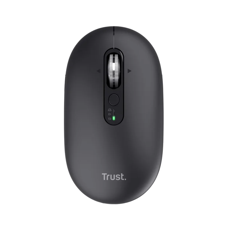 TRUST Seron Slim Multi-Wireless Hyperscroll Mouse Black