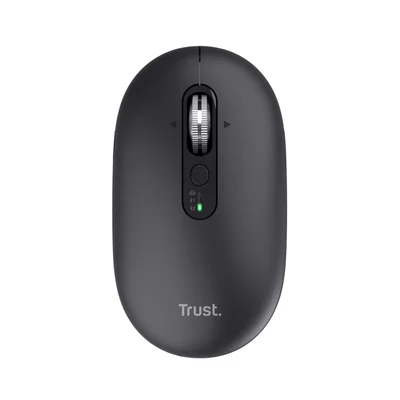TRUST Seron Slim Multi-Wireless Hyperscroll Mouse Black