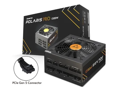 Захранване за компютър Chieftec Polaris Pro 1300W ATX 3.0 80 PLUS Platinum, напълно модулно, черен