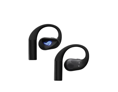 Геймърски слушалки ASUS ROG Cetra Open Wireless, In-ear, безжични, черни
