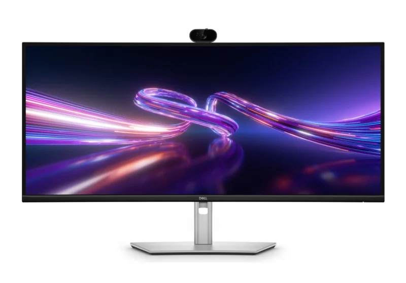 Dell P3426WEV, 34.1"  Curved Webcam Monitor, IPS Anti-Glare, 5ms, 100 Hz, 1500:1, 350 cd/m2, UW-QHD 3440x1440, 99% sRGB, HDMI, Display Port, USB-C Hub, RJ45, Webcam, KVM Switch, PD 90W, Height Adjustable, Pivot, Swivel, Tilt, Black