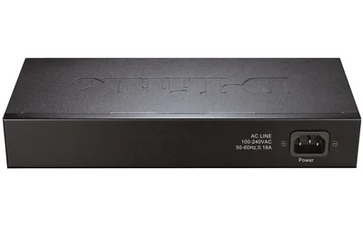 D-Link 24-Port 10/100Mbps Fast Ethernet Unmanaged Switch, rack mountable