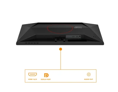 AOC 25G42E, 24.5" Fast IPS WLED, 1920x1080@180Hz, 1ms GtG, 0.5ms MPRT, 300cd m/2, 1000:1, 80M:1, Adaptive Sync, FlickerFree, Low Blue Light, Tilt, HDMI, DP