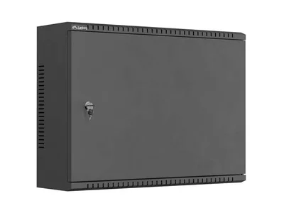 Комуникационен шкаф LANBERG – TPR 10" & 19", 3U, 560x420x180 mm, черен