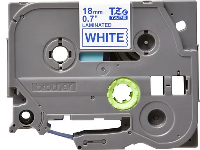 Brother TZe-243 Tape Blue on White Laminated, 18mm, 8m - Eco