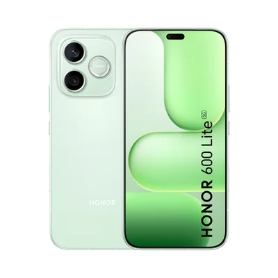 Honor 600 Lite 8GB+256GB Sprout Green, Luna-N31C, 6.6" 120Hz, AMOLED, 2412x1080, 5G, MediaTek Dimensity 7100-Elite (4x2.4 GHz & 4x2 GHz) , 8GB, 256GB, Camera 108+5MP/Front 16MP, 6520mAh, FPT, BT 6.0, USB Type-C 2.0, Android 16, MagicOS 10