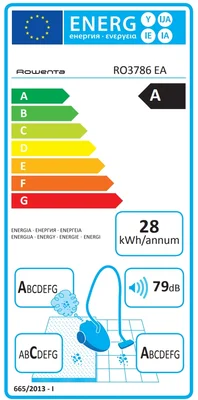 Rowenta RO3786EA, Compact Power (cigarillo) - 750W, ACAA, parquet, mini turbo brush