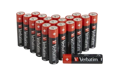 AA алкални батерии Verbatim, 20 броя