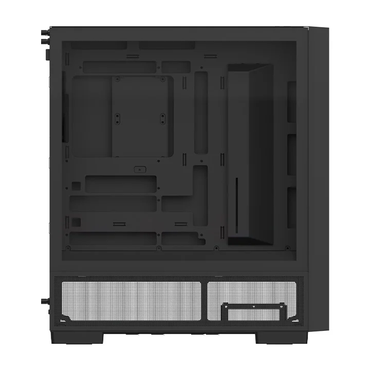 Кутия за компютър Thermaltake S380 TG ARGB Middle Tower, черен, прозрачен страничен капак