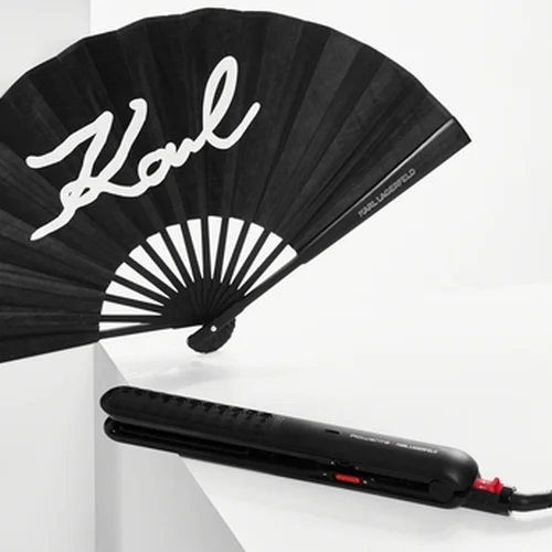 Преса за коса Rowenta SF321LF0 Optiliss Karl Lagerfeld, керамично-турмалиново покритие, 230°C