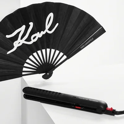 Преса за коса Rowenta SF321LF0 Optiliss Karl Lagerfeld, керамично-турмалиново покритие, 230°C
