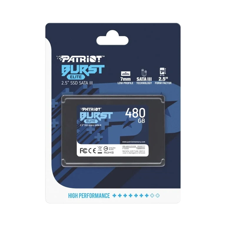 SSD диск Patriot Burst Elite 480GB 2.5" SATA3