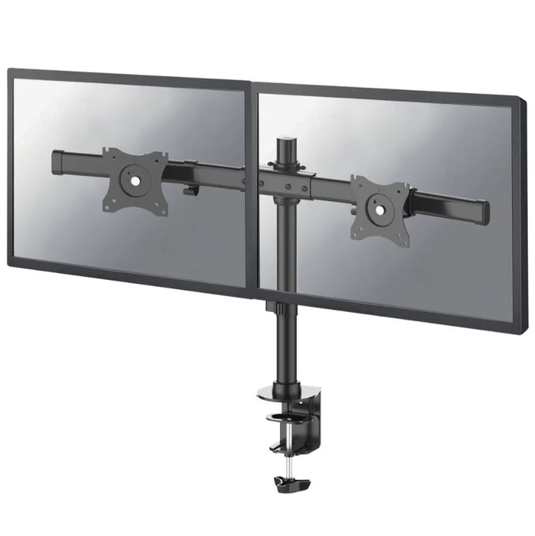 Стойка за монитор Neomounts by Newstar FPMA-DCB100D, за 2 монитора, 10"-27", 10 кг, черна