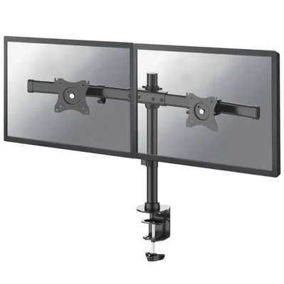 Стойка за монитор Neomounts by Newstar FPMA-DCB100D, за 2 монитора, 10"-27", 10 кг, черна