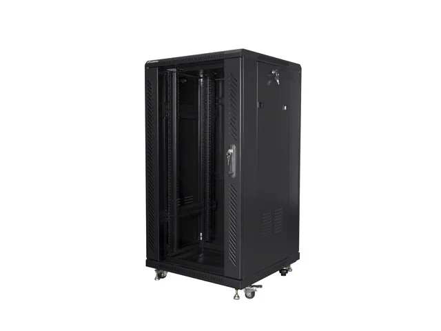Lanberg rack cabinet 19" free-standing 22U/600x600 (flat pack) black