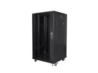 Lanberg rack cabinet 19" free-standing 22U/600x600 (flat pack) black
