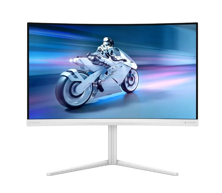 Монитор Philips 27M2C5501/00 27" Curved Fast VA WLED 2560x1440 180Hz 1ms бял