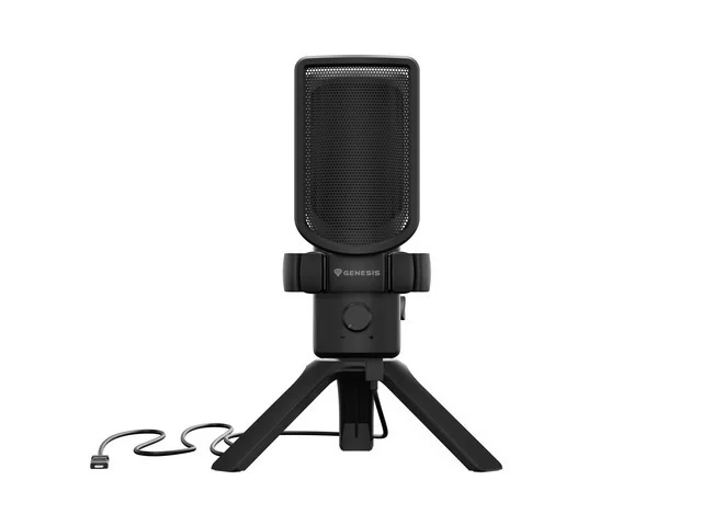 Микрофон Genesis Radium 250 USB, стойка, черен